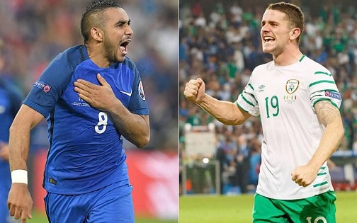 France vs Ireland football match preview at HappyLuke Vietnam online casino